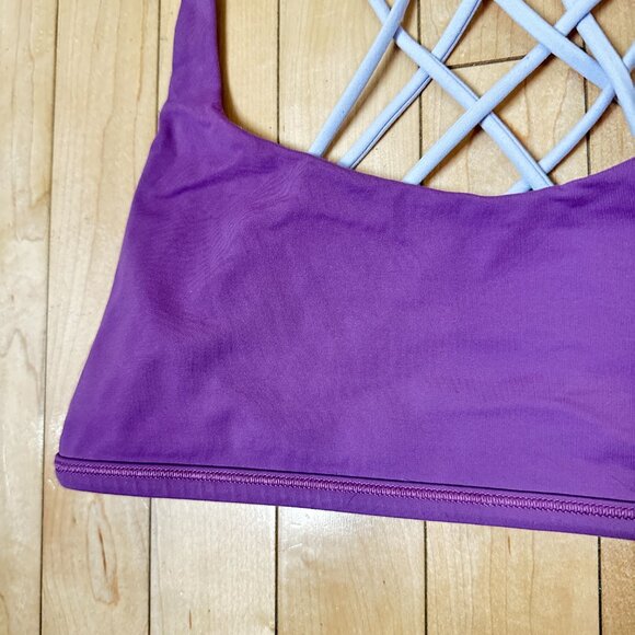 lululemon athletica free to be wild size 8 Purple Sports Bra - Picture 5 of 6